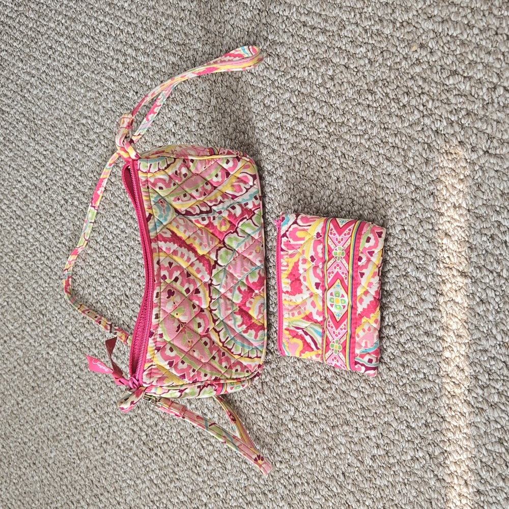 Vera Bradley purse with matching coin purse